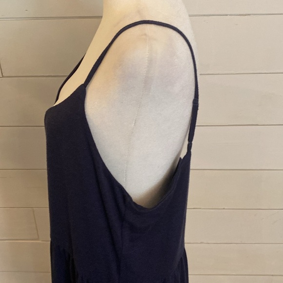 Old Navy dark blue Spagehetti strap sundress. Size XLT. Adjustable straps. - Picture 8 of 15